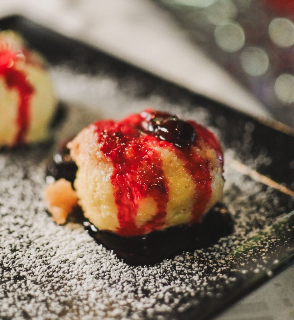 Dumplings with fruit